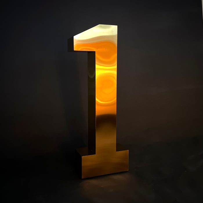 Gold Marquee Numbers