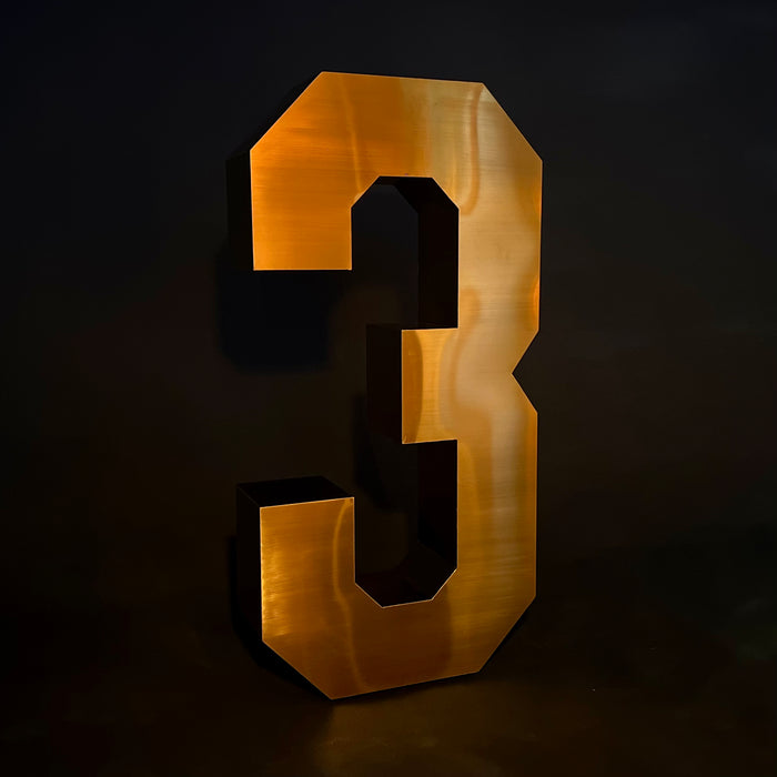 Gold Marquee Numbers