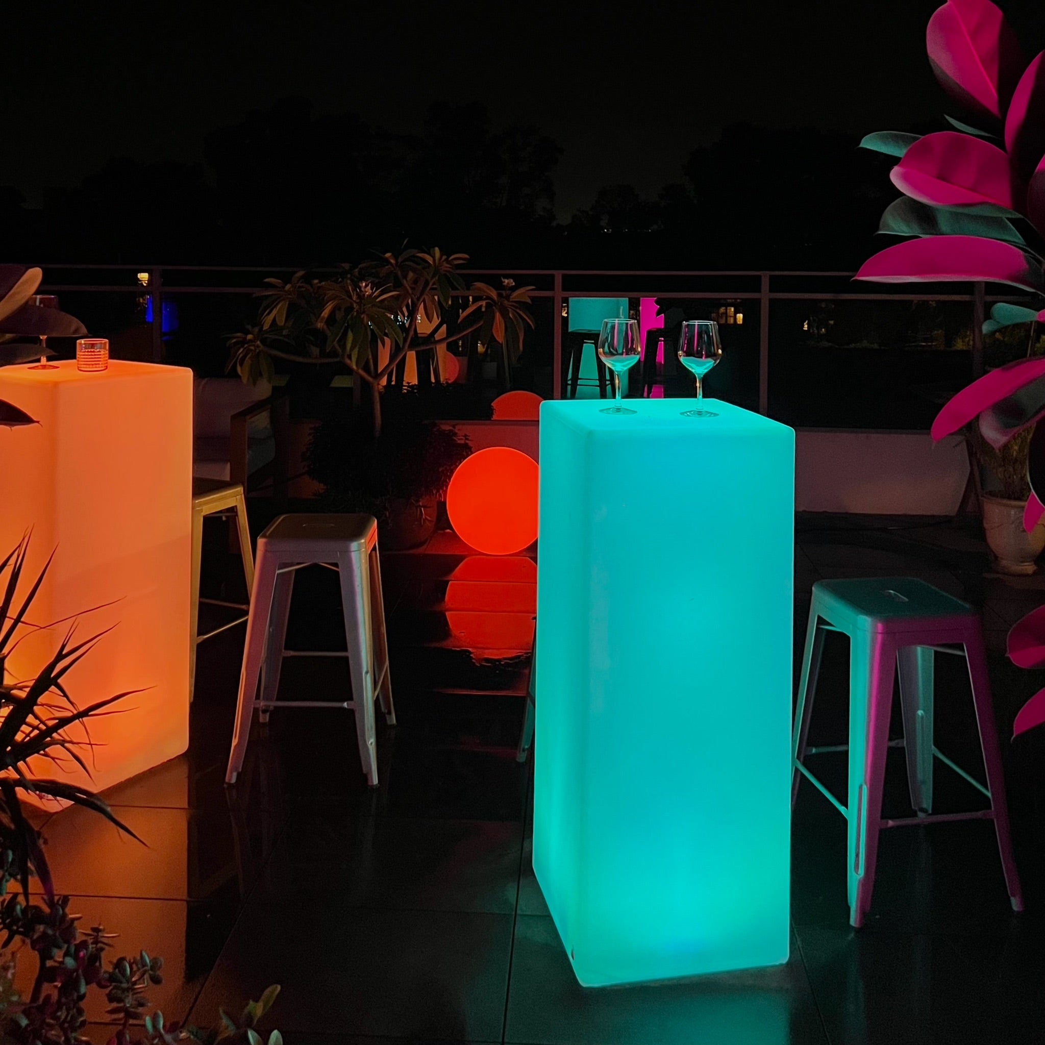 Glow Plinth on Balcony 1