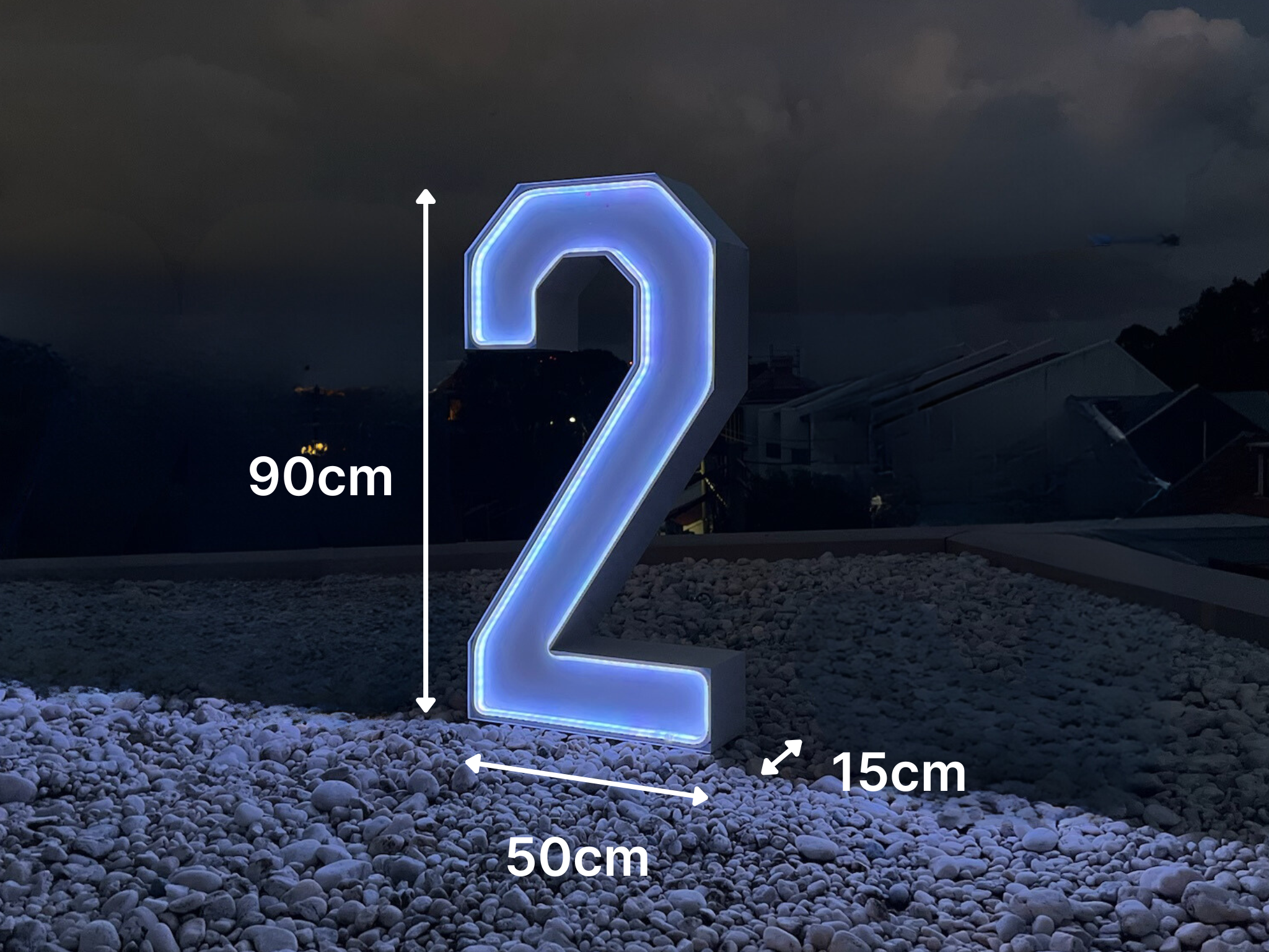 Light Up Numbers – DJ Warehouse Hire