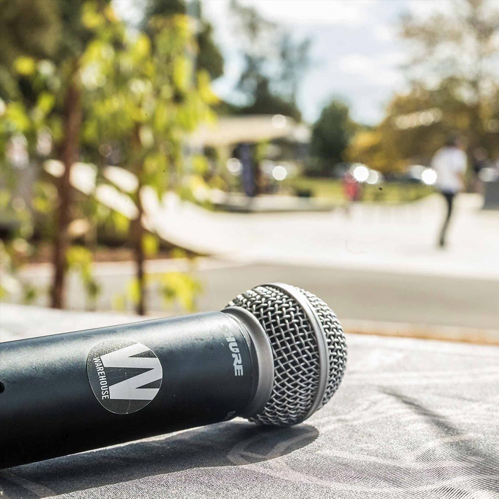 Microphone & PA System Hire Sydney & Melbourne DJ Warehouse Hire