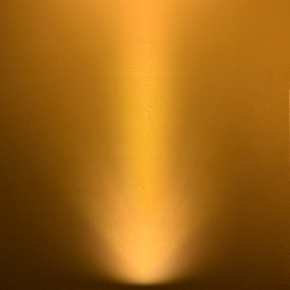 The uplight on black