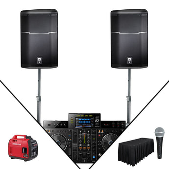 Portable Complete DJ System with Generator