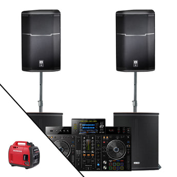 Portable Standard DJ System with 2 x Subwoofers and Generator