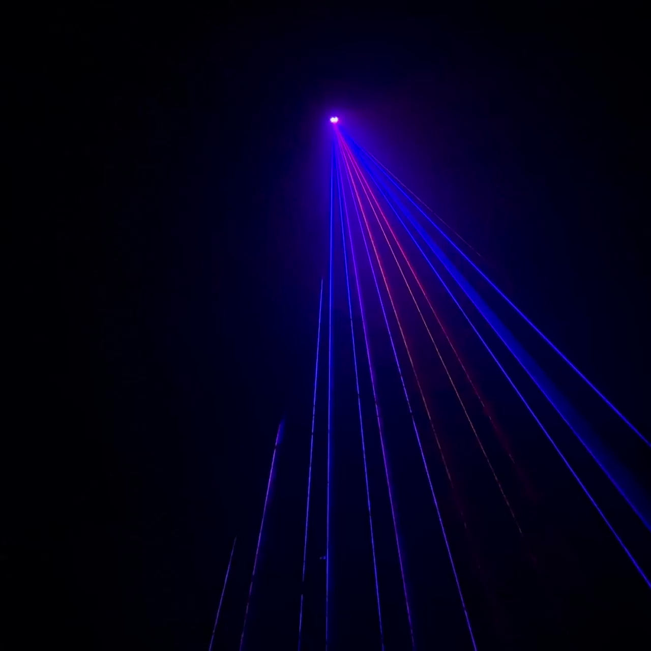 Multicolour Laser Hire Effect Video