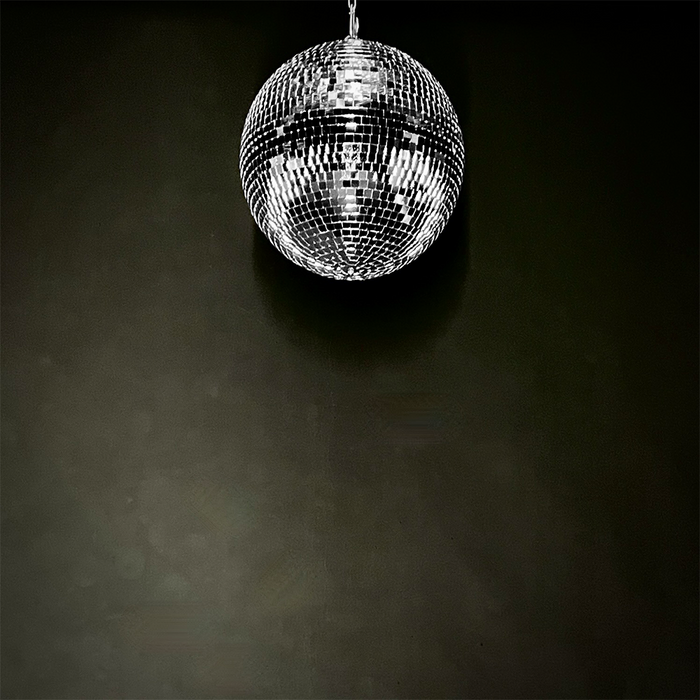Silver Disco Ball (30cm)