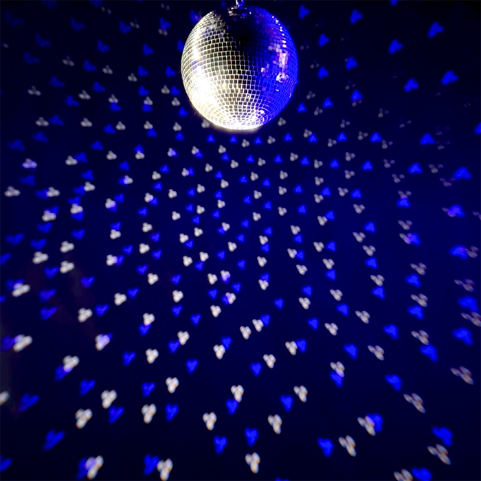 Silver Disco Ball (30cm)