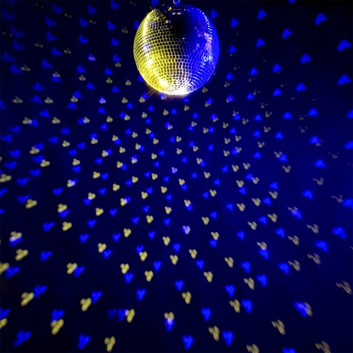 Silver Disco Ball (30cm)