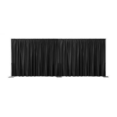 Black Velvet Curtain 6m Front