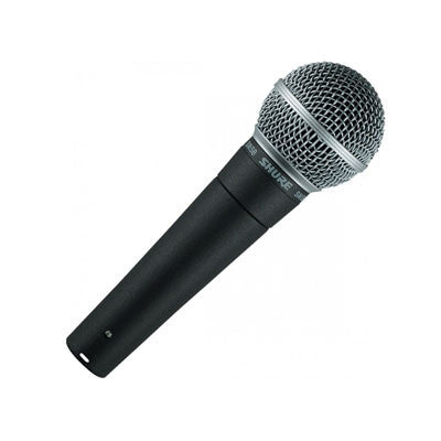 Shure SM58 Cabled Microphone Front