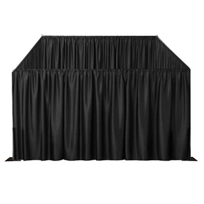 Black Curtain Room Front