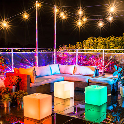 LED Cube Coffee Table