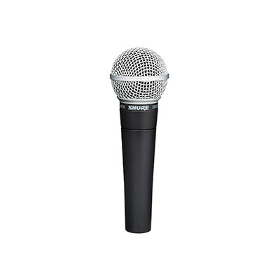 Shure SM58 Cabled Microphone Front